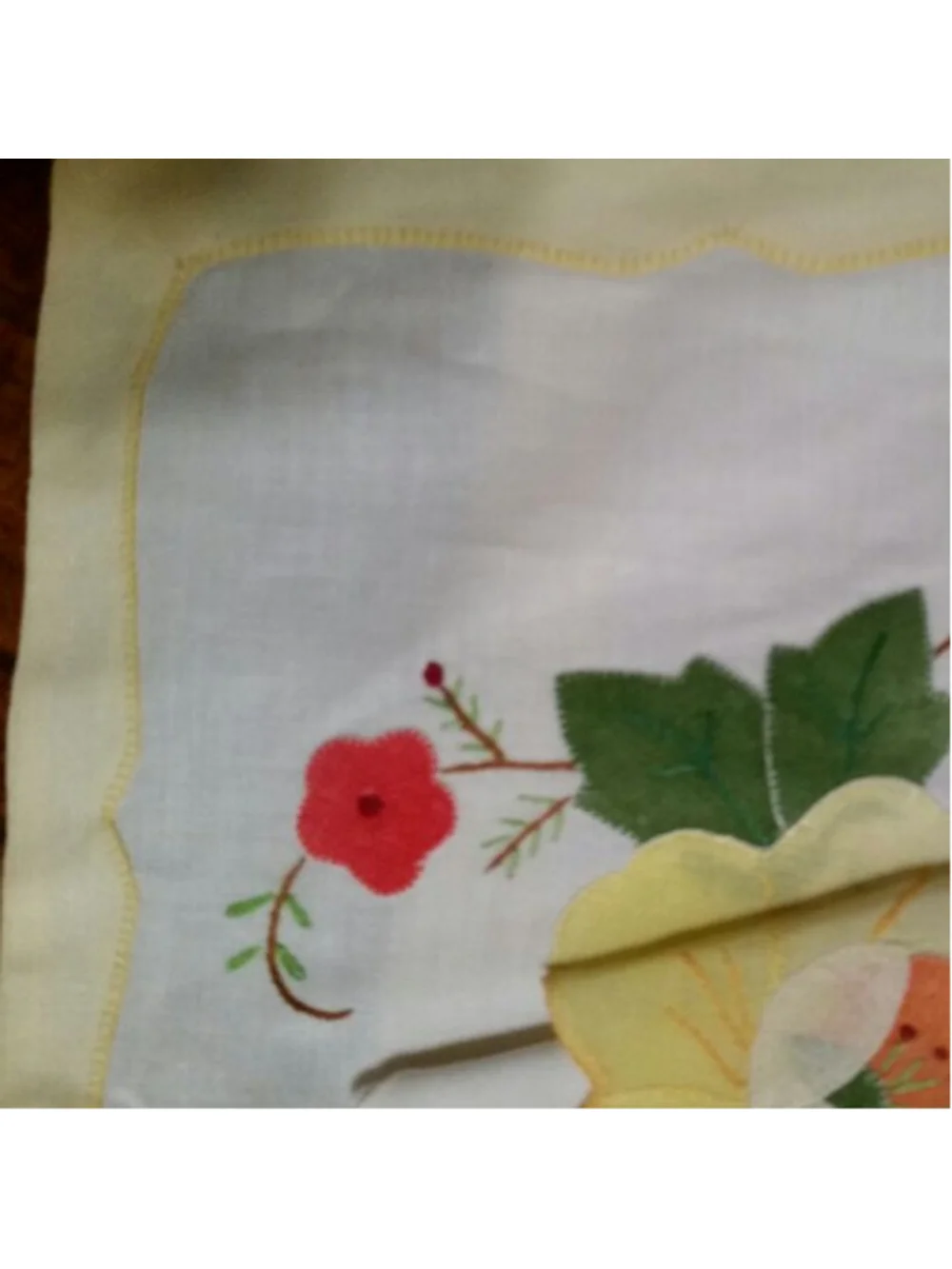 Placemats with matching napkins